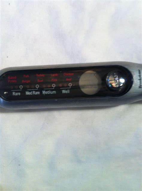 MEAT THERMOMETER--DIGITAL--BROOKSTONE--BATTERY OPERATED--BBQ---EUC ...