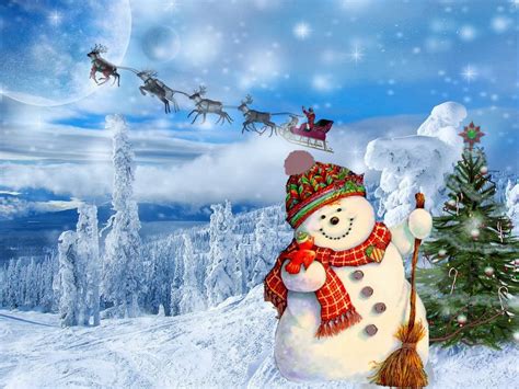 Snowman Screensavers and Wallpaper - WallpaperSafari