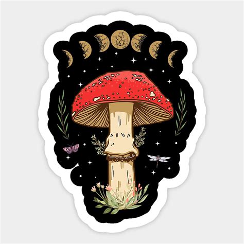 Dark Academia Cottagecore Aesthetic Magical Mushroom Fungi. Buy it now ...