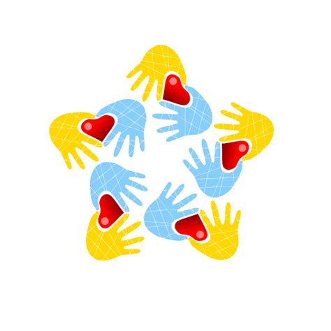 Hands forming hearts | Free SVG