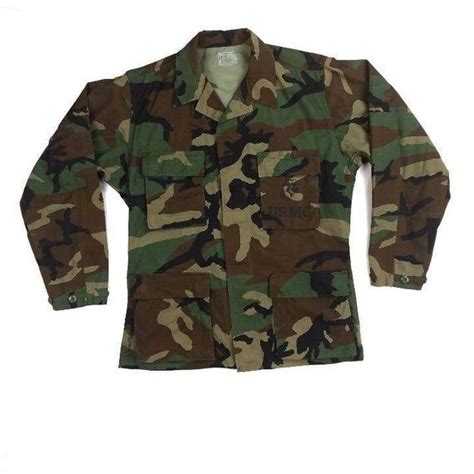 New Vintage USMC Marines Woodland Camo Lowland ERDL P… - Gem