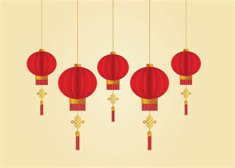 Red Lunar Lantern 2058898 Vector Art at Vecteezy