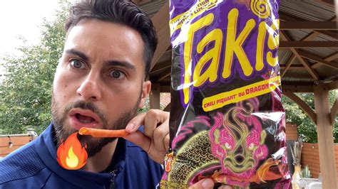 NEW DRAGON SWEET CHILI TAKIS SPICY CHALLENGE HOT TASTE TEST REVIEW 🐉 🌶 ...