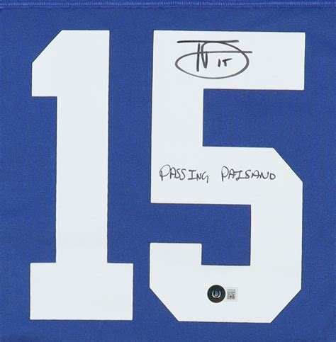 Tommy DeVito Signed Giants Nike Jersey Inscribed "Passing Paisano ...