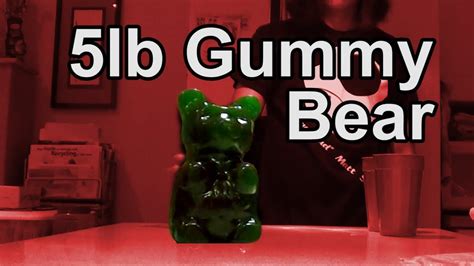 5lb Gummy Bear Challenge - YouTube