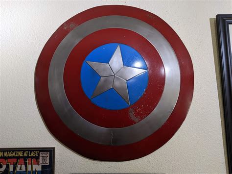 My Captain America shield, story in comments : r/CaptainAmerica