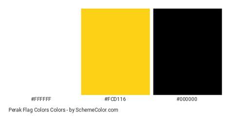 Perak Flag Colors Color Scheme » Black » SchemeColor.com