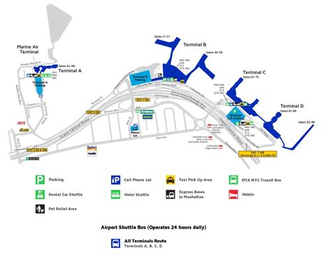 Airport Maps & Pick-Up Points - NYBLACKCAR