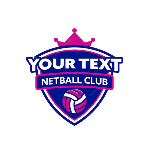 Premium Vector | Netball vector logo template