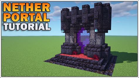 How To Build A Nether Portal Speedrun - The creation of nether portals ...