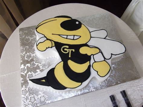 GT Georgia Tech mascot cake | I Dream in Cake | Pinterest