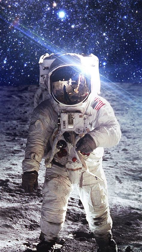 Astronaut Space Art Moon Dark iPhone 5s Wallpaper Download | iPhone ...