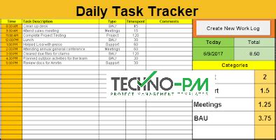 Excel Job Tracking Template