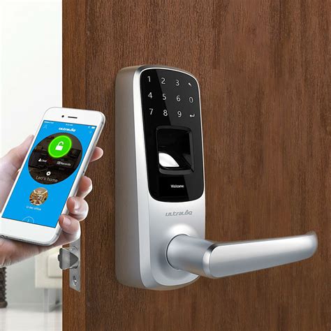 Ultraloq Smart Lever Lock: 5- in-1 Keyless Lock for Intelligent Door ...