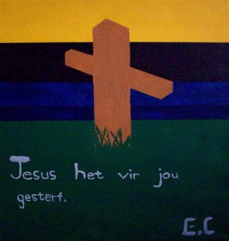 Jesus death Painting by Eloudi Coetzer - Fine Art America