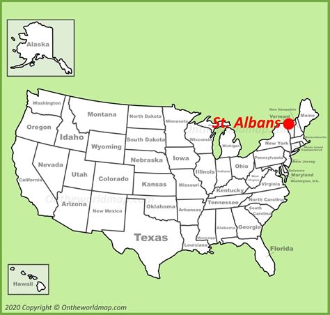 St. Albans Map | Vermont, U.S. | Maps of St. Albans