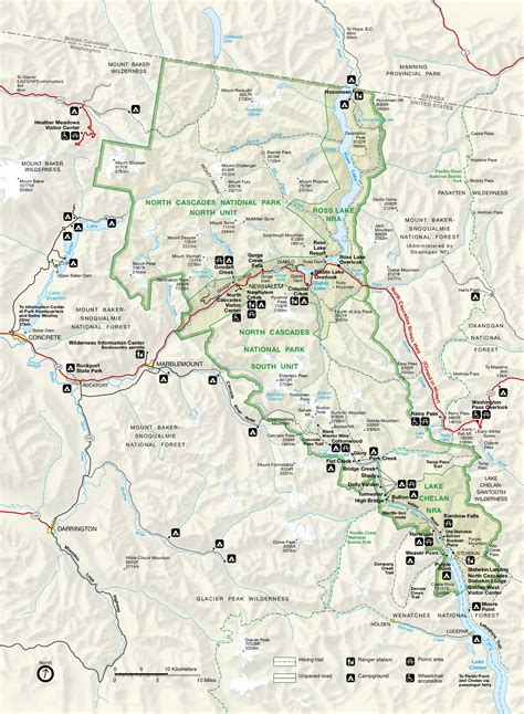 North Cascades National Park Map