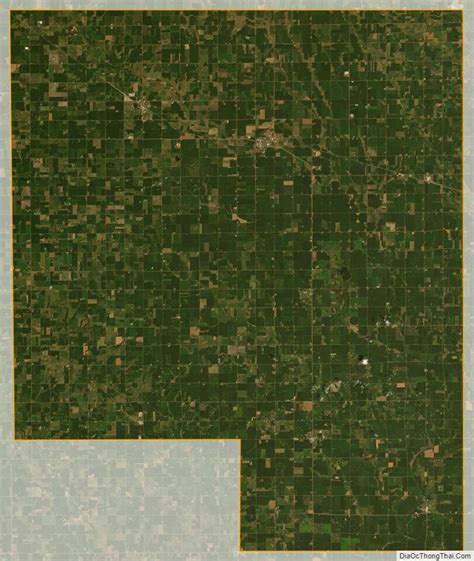 Map of Turner County, South Dakota