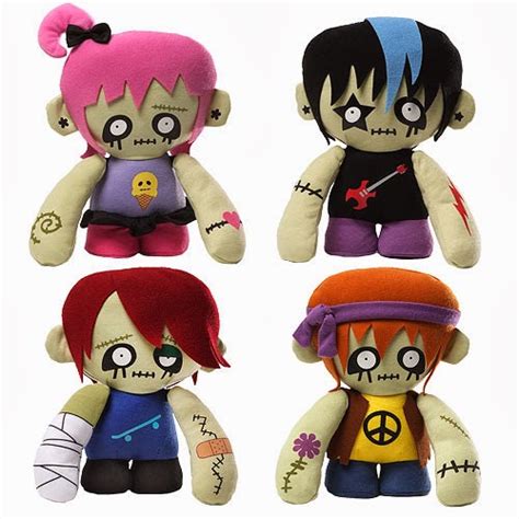 Zombob's Zombie News and Reviews: Hipster Zombie Plush Set From Gund