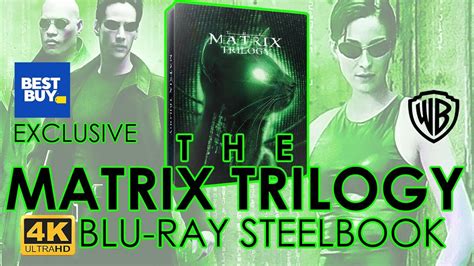 The Matrix Trilogy 4K Ultra HD Blu-ray Steelbook Unboxing | Best Buy ...