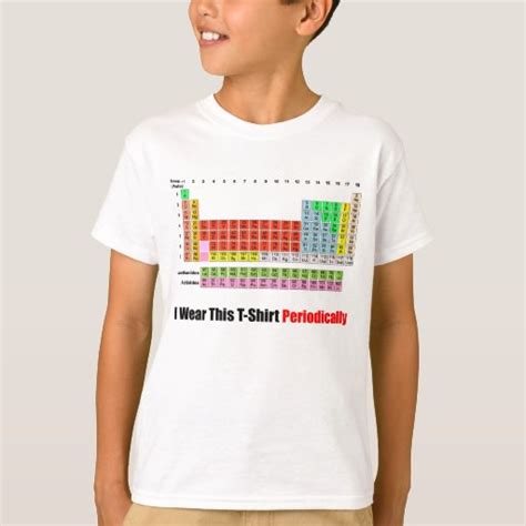 Periodic Table T-Shirt | Zazzle