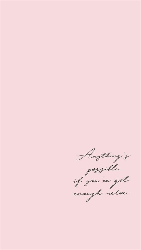 Rose Pink Aesthetic Wallpaper With Quotes