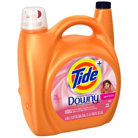 Tide Laundry Detergent, Plus a Touch of Downy Liquid April Fresh Scent ...