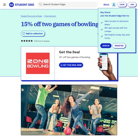 15% off Two Games of Bowling @ Zone Bowling via Student Edge - OzBargain