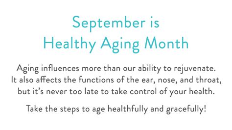 Healthy Aging Month