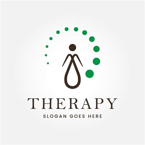 Premium Vector | Therapy logo vector illustration design