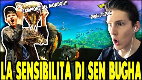 👉 PROVO la SENSIBILITÀ di SEN BUGHA su FORTNITE ITA VINCITORE Della ...