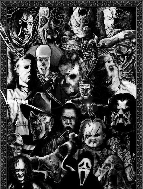 Horror films collage - Horror Movies Fan Art (19280134) - Fanpop