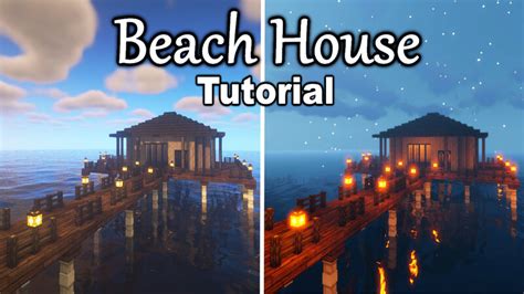 beach house in minecraft 1.20.2/1.20.1/1.20/1.19.2/1.19.1/1.19/1.18/1. ...