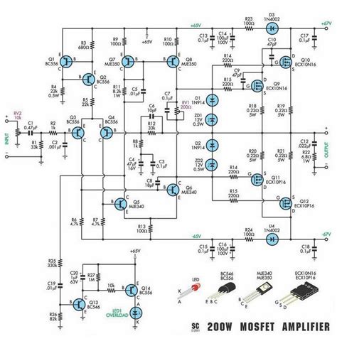 200w Amplifier Circuit Diagram Pcb