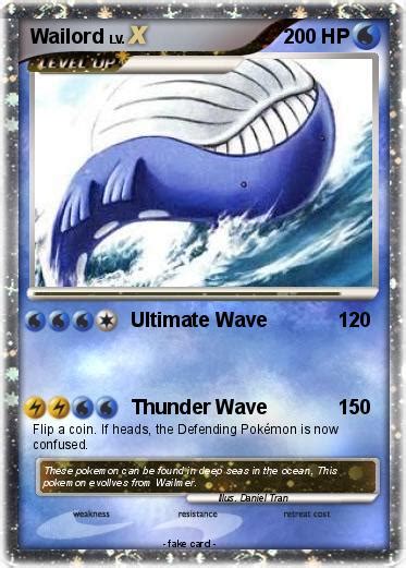 Pokémon Wailord 617 617 - Ultimate Wave - My Pokemon Card