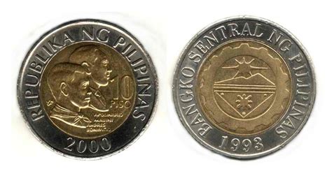 Gold in 10-Peso Philippine Coin