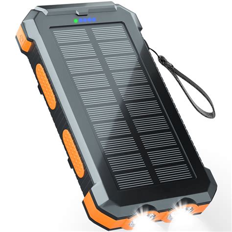 Durecopow 30000mAh Solar Charger for Cell Phone iPhone, Portable Solar ...