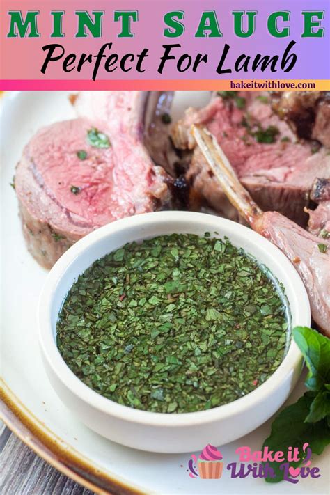 Homemade Mint Sauce For Lamb: Perfect For Roasted Lamb Meat