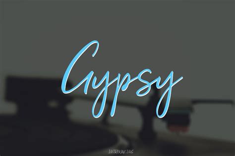 Gypsy Script Font - Free Font