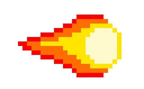 Fireball Pixel Art