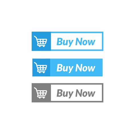 simple design of buy now button. online shop icon material design ...