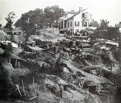 Civil War --- Caves built by Confederate civilians, for shelter and ...