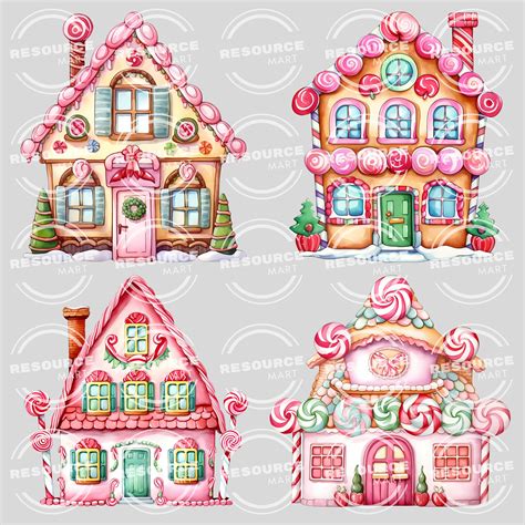 Christmas Gingerbread House Clipart Transparent PNG, Xmas Winter Clip ...