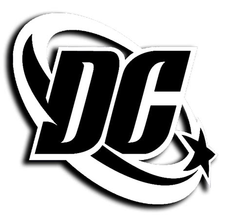 DC Comics Logo in Black & White and DC Comics Fan 2004 Discord Rebrand ...