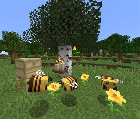 The Current Bees In Minecraft, Not Enough? The Minecraft Mod Of Buzzier ...