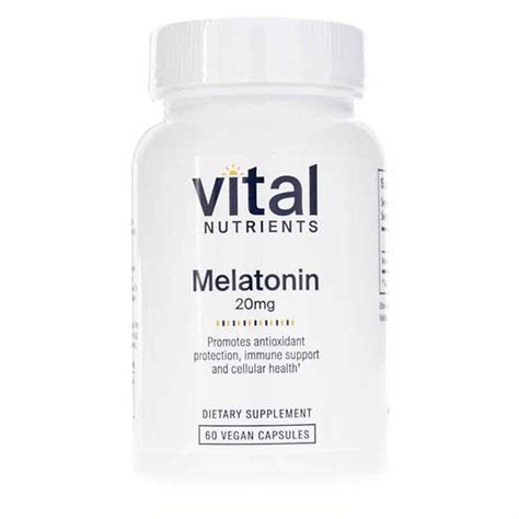 Melatonin 20 Mg, Vital Nutrients