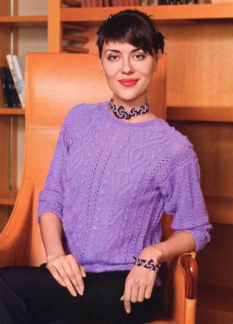 Free Knitting Patterns - Textured Pullover Pattern