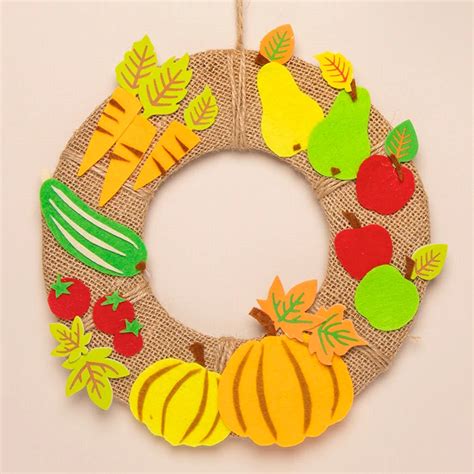 Harvest Wreath craft activity guide | Baker Ross | Erntedankfest ...