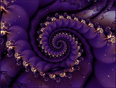 "Purple Waves..." - fractal art by FeliFee, via deviantART | Fractal ...