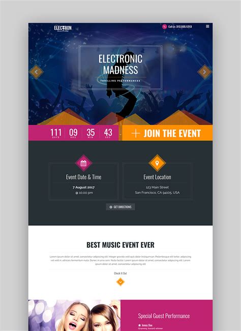 Wordpress Event Template